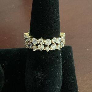 Elegant Gold and Silver Women's Ring